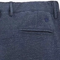 736 Elasticized Waistband Chino: Heathered Navy