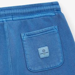 Fleece Short: Blue Work