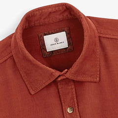 Corduroy Shirt L/S: Pumpkin