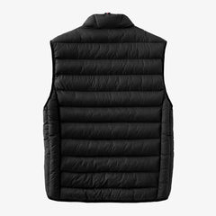 Piumino Sleeveless Puffer Vest: Black