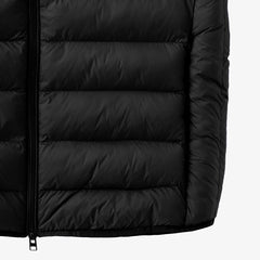 Piumino Sleeveless Puffer Vest: Black