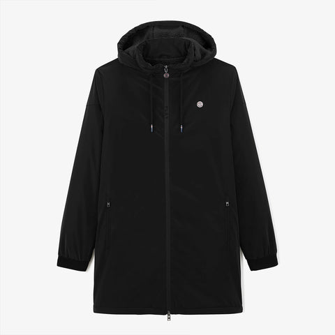 Lands End Waterproof Long Parka: Black