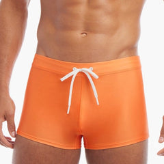 Cabo Swim Trunk: Sun Orange