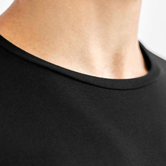 Long Sleeve Crew-Neck: Black