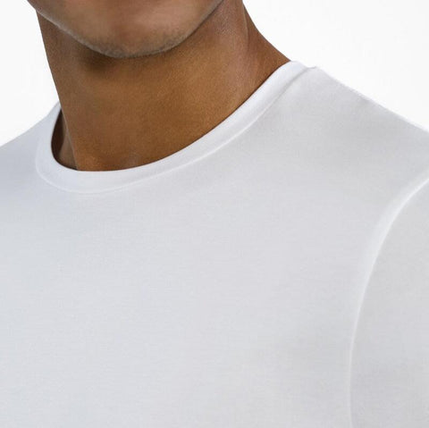 Crew-Neck Tencel S/S: White