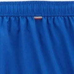 Solid Swim Trunk: Blue Work