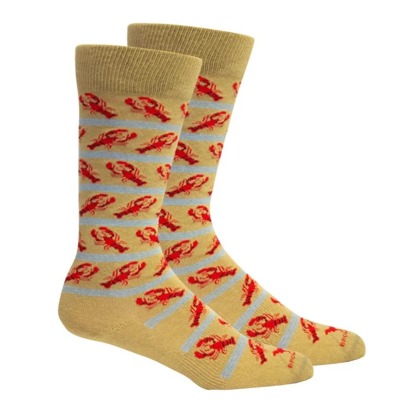 Cape Lobster Sock: Khaki