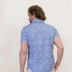 Scott Mosaic Shirt S/S: Blue