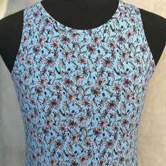 Lazy Daisy Tank: Blue