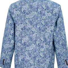 Hadrian Paisley Blazer: Blue & Grass