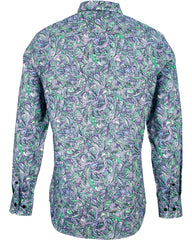 Mitchell Paisley Layers Shirt  L/S: Clover