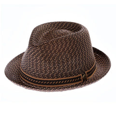 Gransee Fedora Hat: Brown