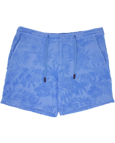 Sam Farm Floral Terry Short: Blue