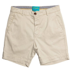 Solid Stretch Short: Stone