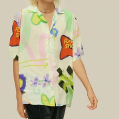 Flower Shop Shirt S/S: Off-White