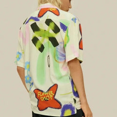 Flower Shop Shirt S/S: Off-White