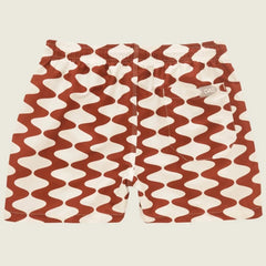 Big Lauda Swim: Rusty Red & Cream