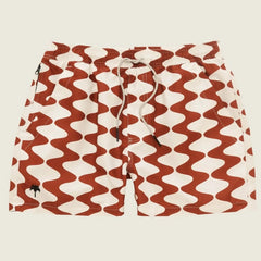 Big Lauda Swim: Rusty Red & Cream