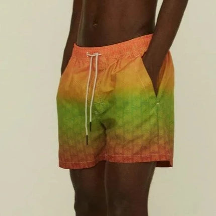 Reggae Air Swim Shorts: Sunset Shading