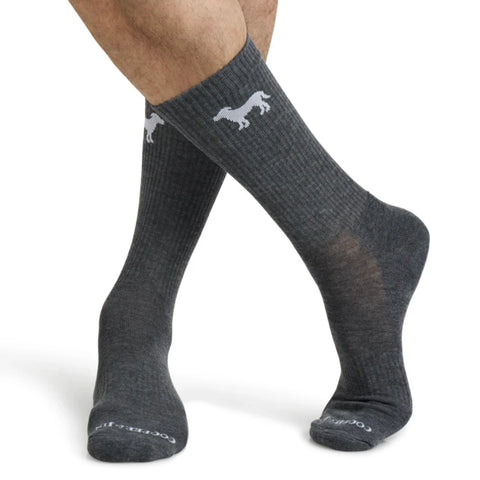 Crew Sock: Dark Heather