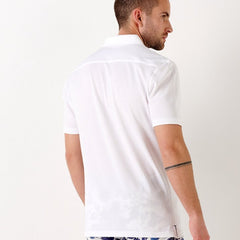 Darren Pique Polo S/S: White