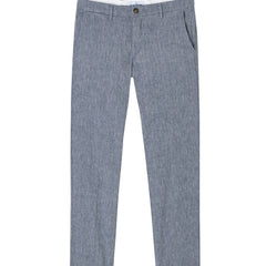 Gordon Linen Chino Pant: Navy