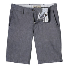 Turner Stretch Linen Short: Navy