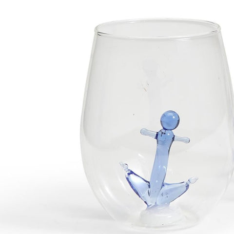 Anchor Stemless Wine Glass